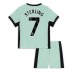 Tanie Strój piłkarski Chelsea Raheem Sterling #7 Koszulka Trzeciej dla dziecięce 2023-24 Krótkie Rękawy (+ szorty)
